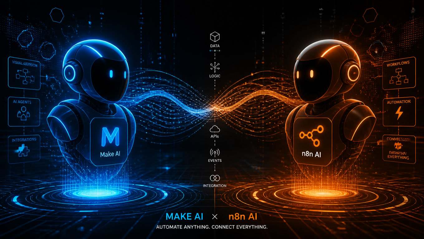 Make AI Agents vs n8n AI Agents: Which One Should Your Business Use in 2026?