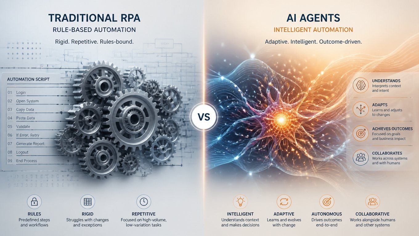 AI Agents vs. Traditional Automation: What Actually Works for Business Processes