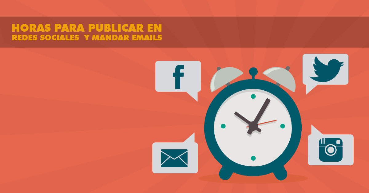 Best times to post on social media and send emails