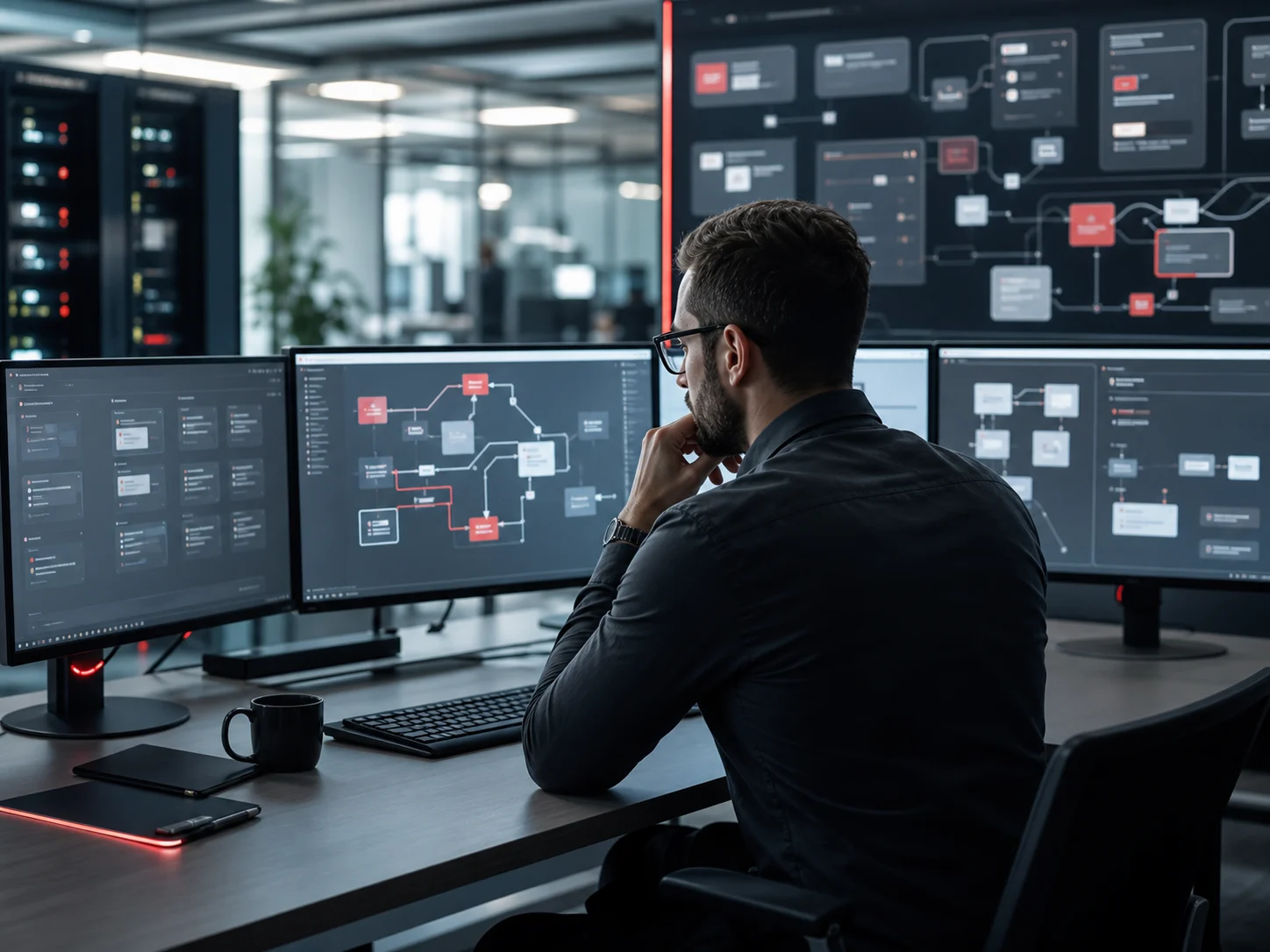 Service visual for Autonomous AI Agents